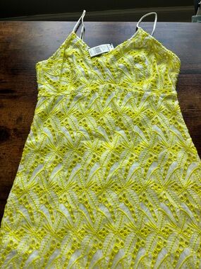 Crown & Ivy Neon Lime DressNWT